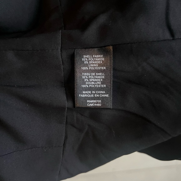 Rebecca Taylor Women's Zip Front Jacket with Peplum Hem, Black Size 8 - Picture 6 of 7